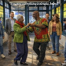 tour guide in harlem dancing